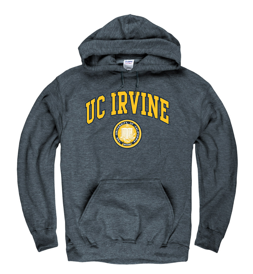 UC Irvine Men's Hoodie Sweatshirt-Charcoal-Shop College Wear