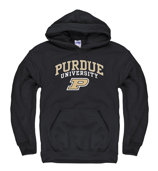 Purdue University officially licensed NCAA Men's Hoodie Sweatshirt-Black-Shop College Wear