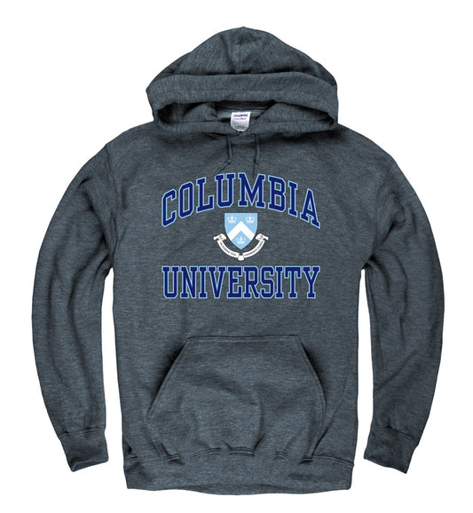 Columbia University Men's Hoodie Sweatshirt- Charcoal-Shop College Wear