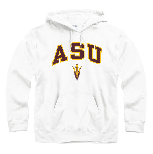 Arizona State University ASU hoodie sweatshirt-White-Shop College Wear
