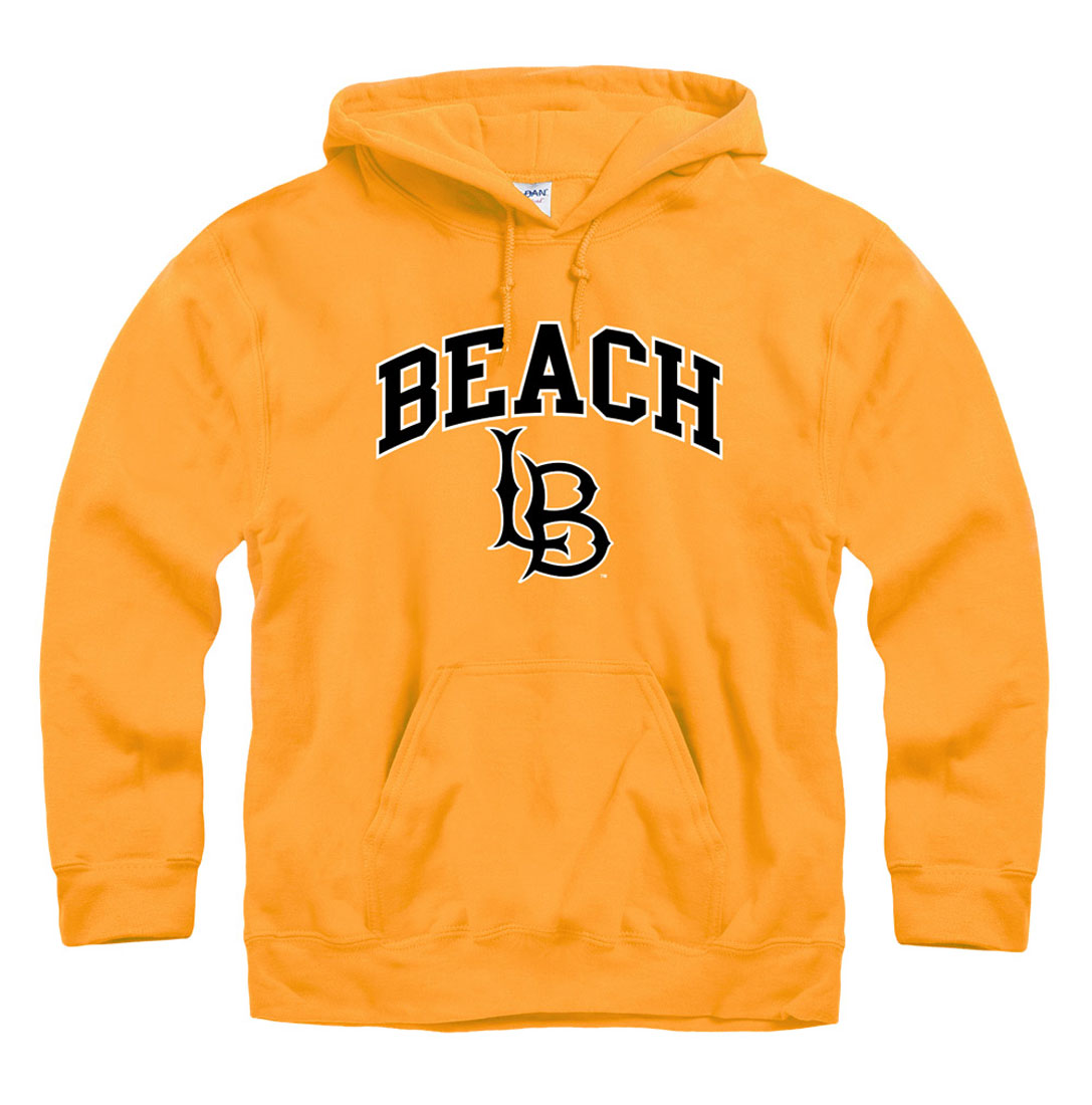 Cal State Long Beach 49Ers hoodie sweatshirt-Gold-Shop College Wear