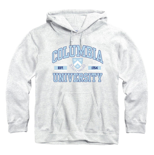Columbia University Lions hoodie sweatshirt-Ash Gray-Shop College Wear