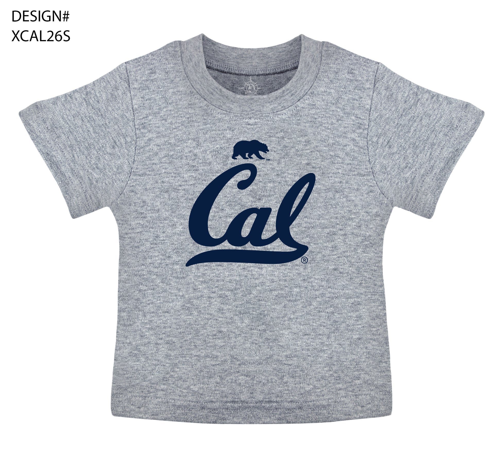 U.C. Berkeley Script Cal and bear toddler T-Shirt-Gold-Shop College Wear