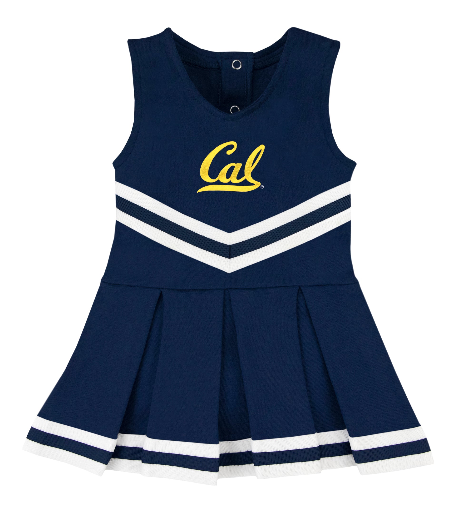 U.C. Berkeley Cal applique cheerleader dress-Navy-Shop College Wear