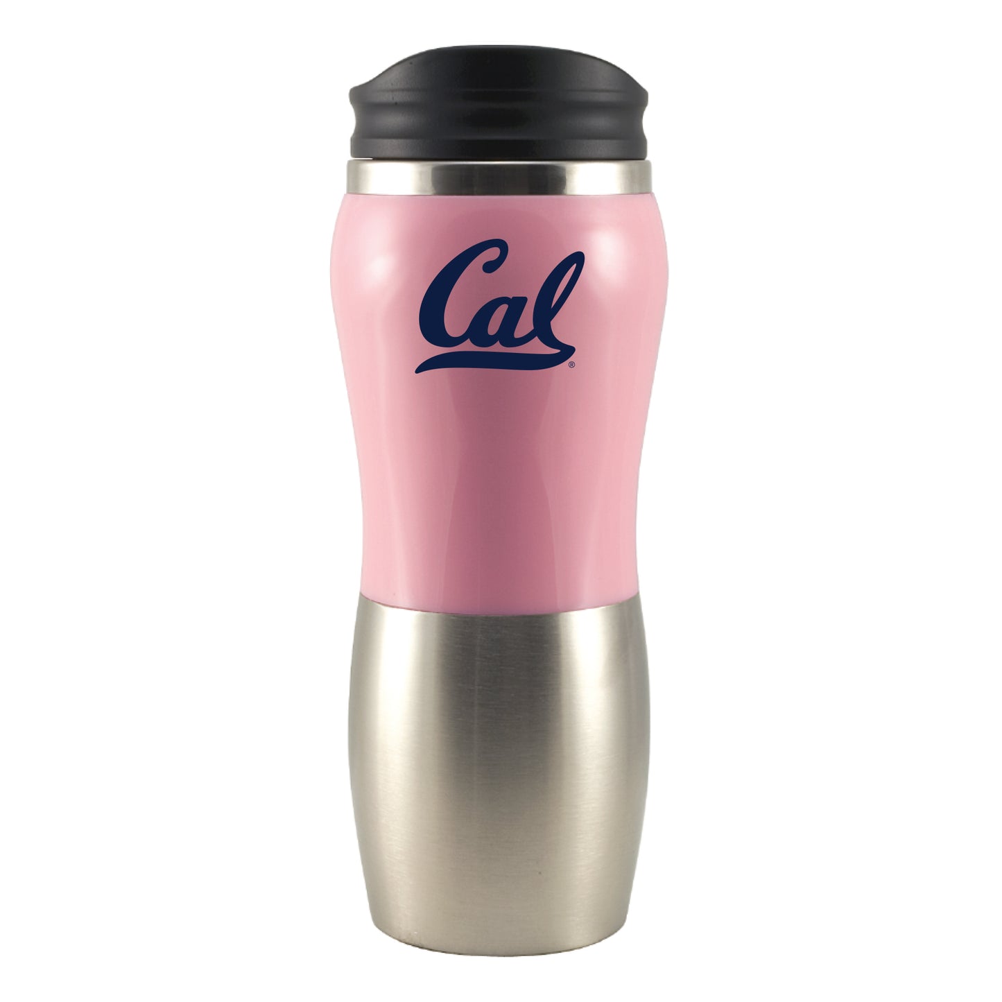 University Of California Berkeley Stainless Steel 14 Oz. Travel Mug-Pink-Shop College Wear