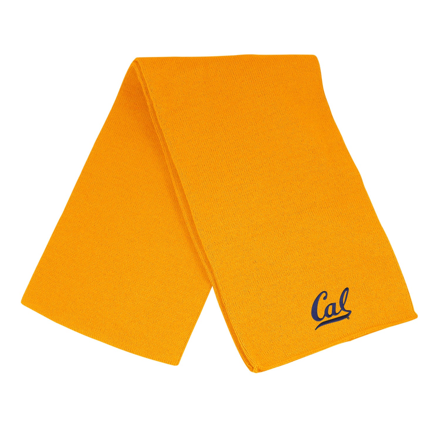 U.C. Berkeley Cal embroidered solid unisex scarf-Gold-Shop College Wear