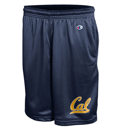 University Of California Berkeley Cal Champion Men's Mesh Shorts - Navy-Shop College Wear