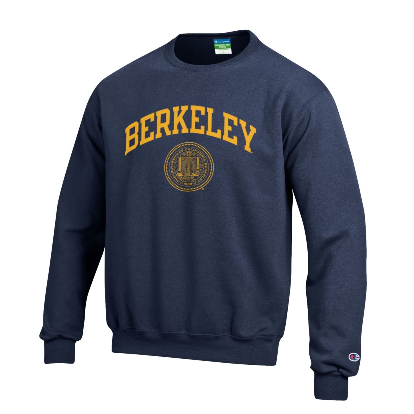 UC Berkeley Cal Champion Youth Crew Neck Sweatshirt-Navy-Shop College Wear