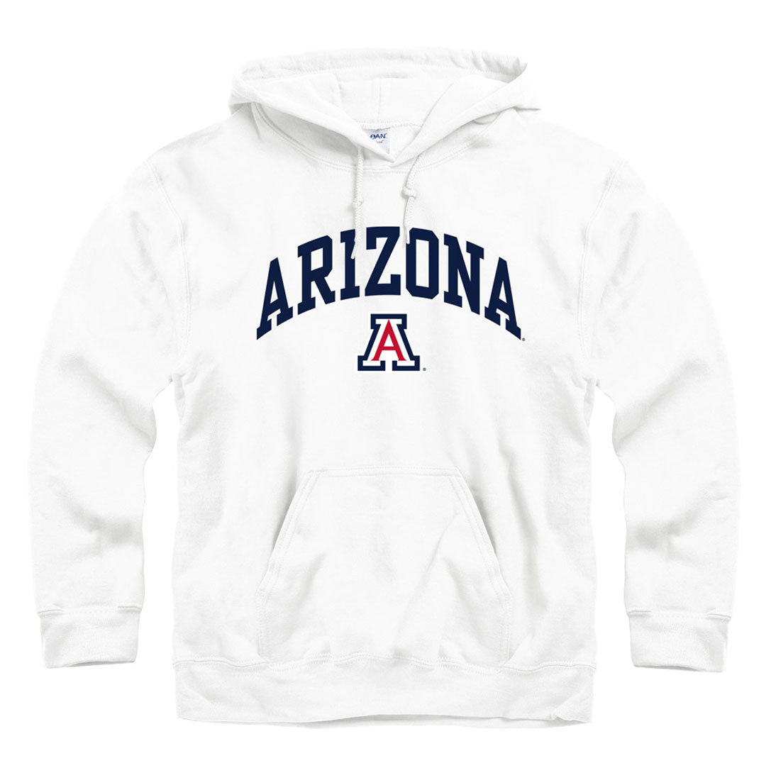 University of Arizona wildcats hoodie sweatshirt-white-Shop College Wear
