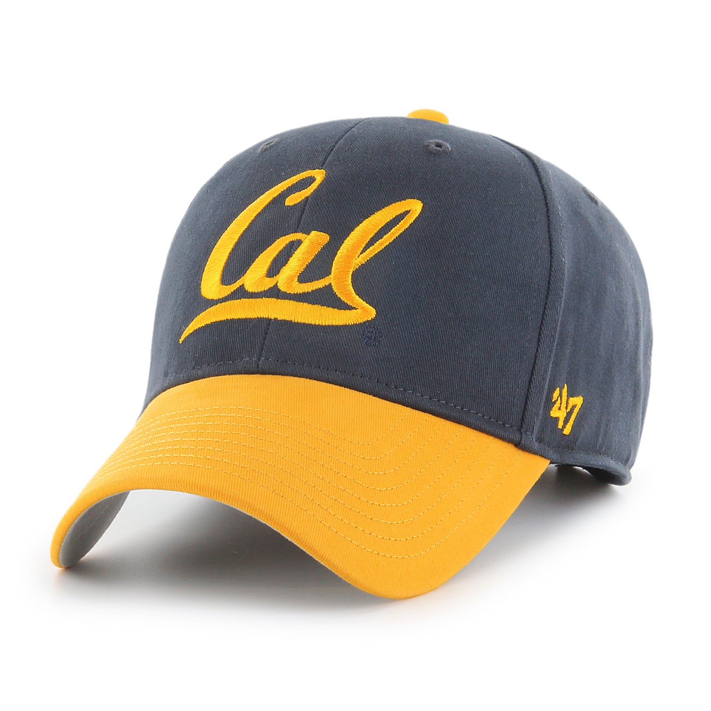 U.C. Berkeley Cal embroidered two tone MVP hat-Navy-Shop College Wear