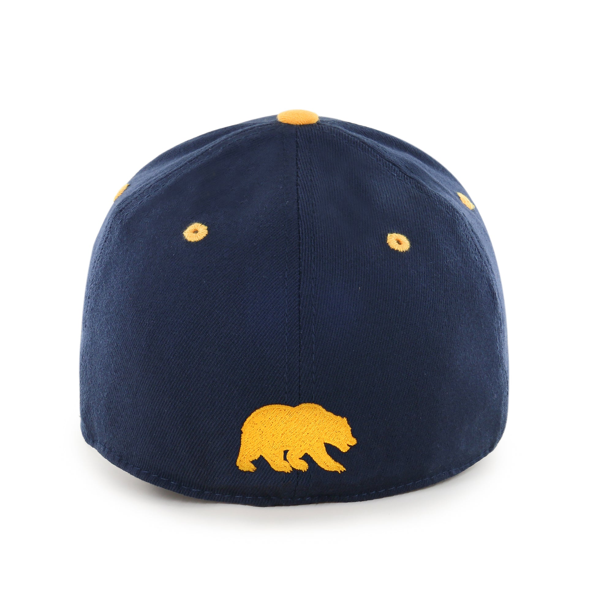 U.C. Berkeley Cal embroidered flex fit contender wool blend hat-Navy-Shop College Wear