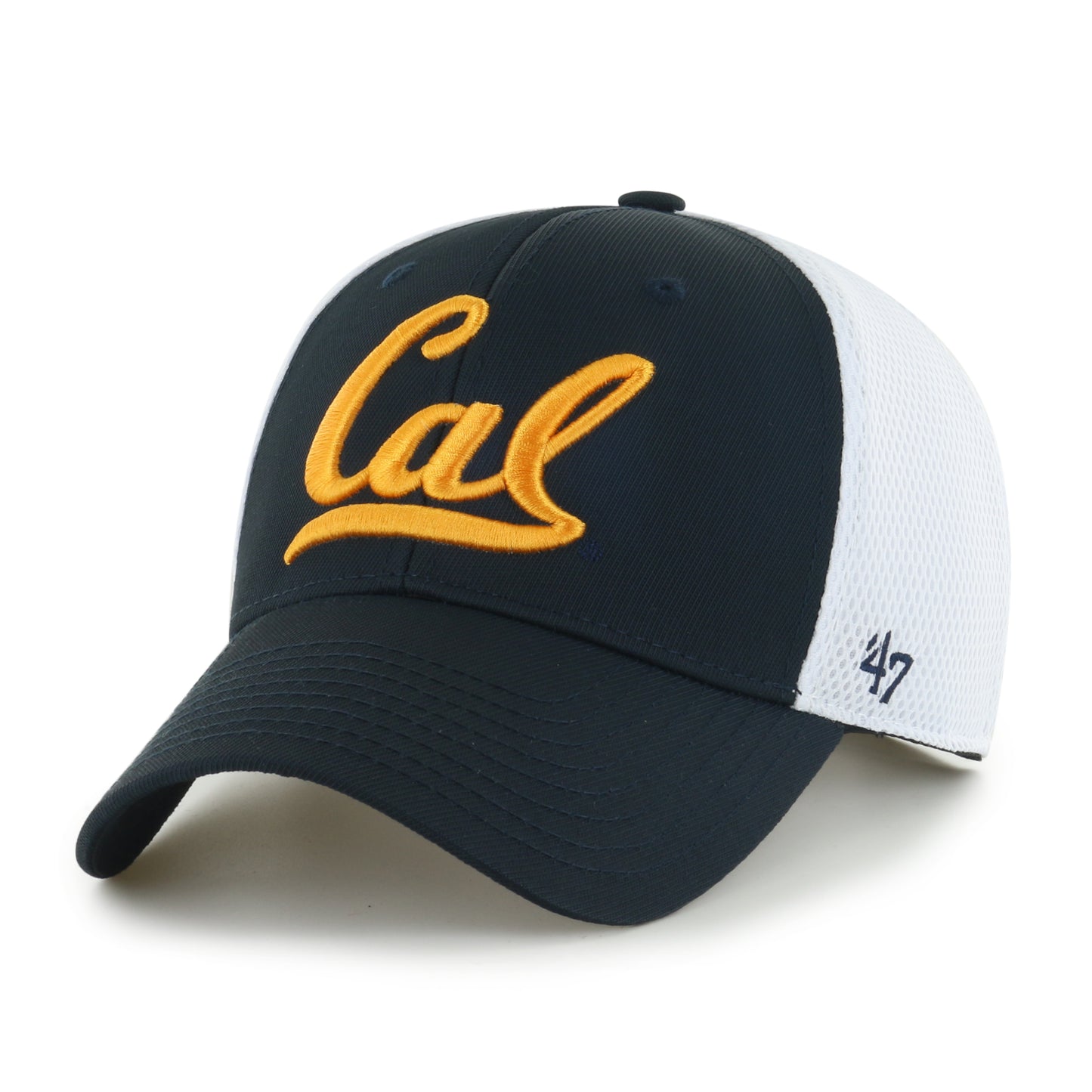 U.C. Berkeley Cal mesh combo contender stretch fit hat-Dark Navy-Shop College Wear