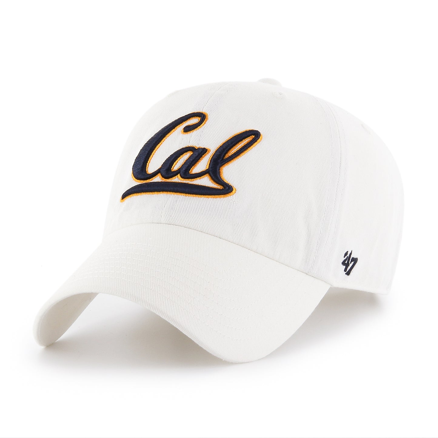 U.C. Berkeley Cal Embroidered adjustable hat-White-Shop College Wear