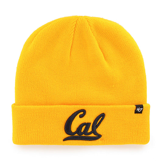 U.C. Berkeley Cal Bears beanie hat-Gold-Shop College Wear