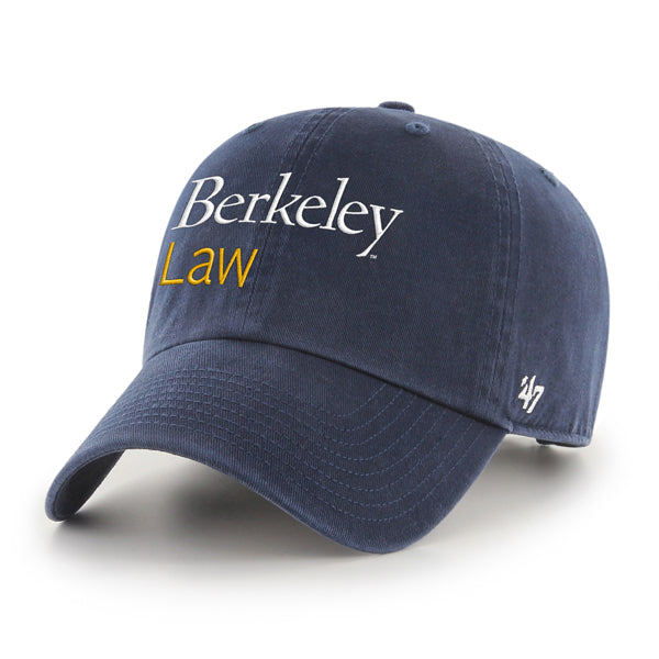 U.C. Berkeley Law stacked adjustable hat-Navy-Shop College Wear
