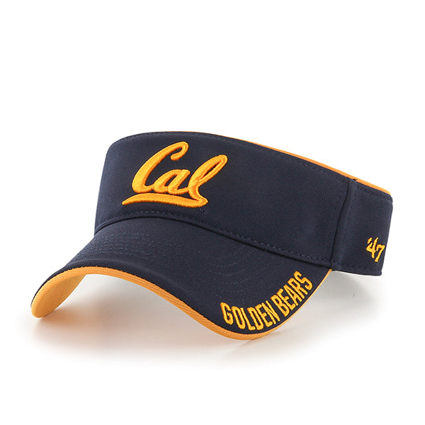 U.C. Berkeley Cal embroidered Performance visor-Navy-Shop College Wear