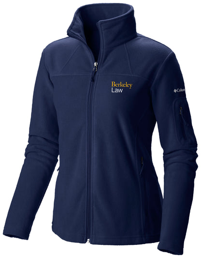 U.C. Berkeley Law Give & Go Women's full zip Columbia jacket-Navy-Shop College Wear
