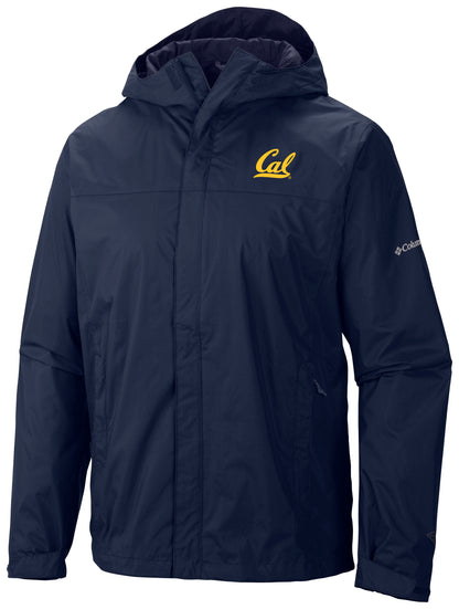 UC Berkeley Cal Embroidered Columbia Waterproof Men's Windbreaker-Navy-Shop College Wear