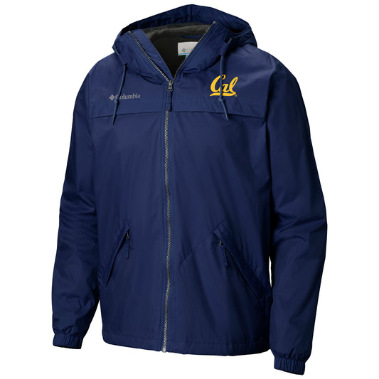 U.C. Berkeley Cal embroidered Columbia Oroville Creek Lined Jacket-Navy-Shop College Wear