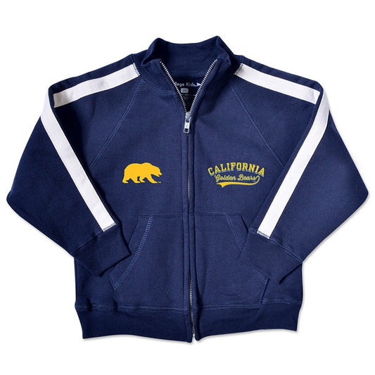 University Of California Berkeley Golden Bears Toddler Track Jacket - Navy-Shop College Wear