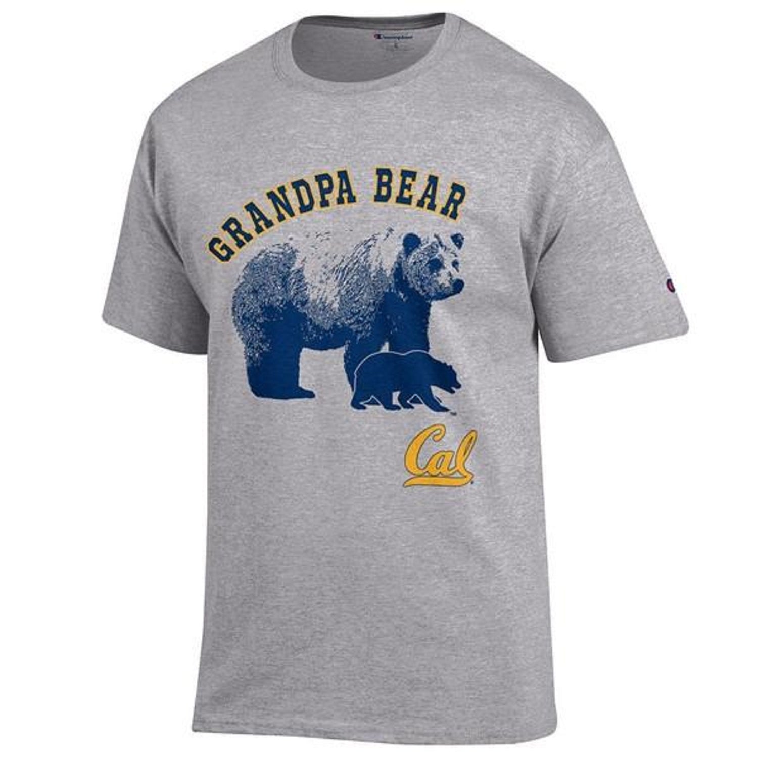 University Of California Berkeley Cal Grandpa Bear- Grey