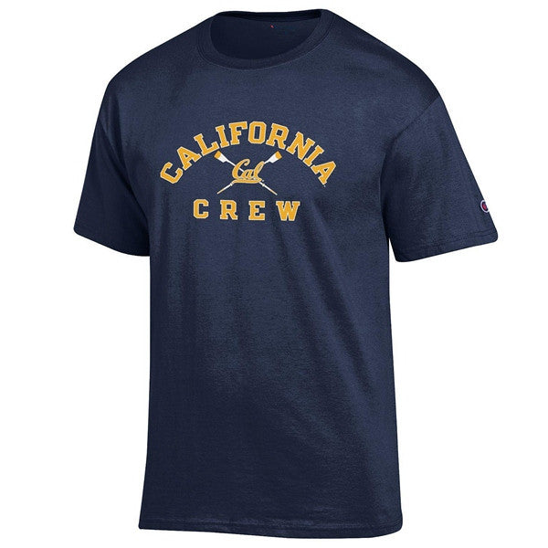 University Of California Berkeley Cal Champion Men's Crew T-Shirt - Navy-Shop College Wear