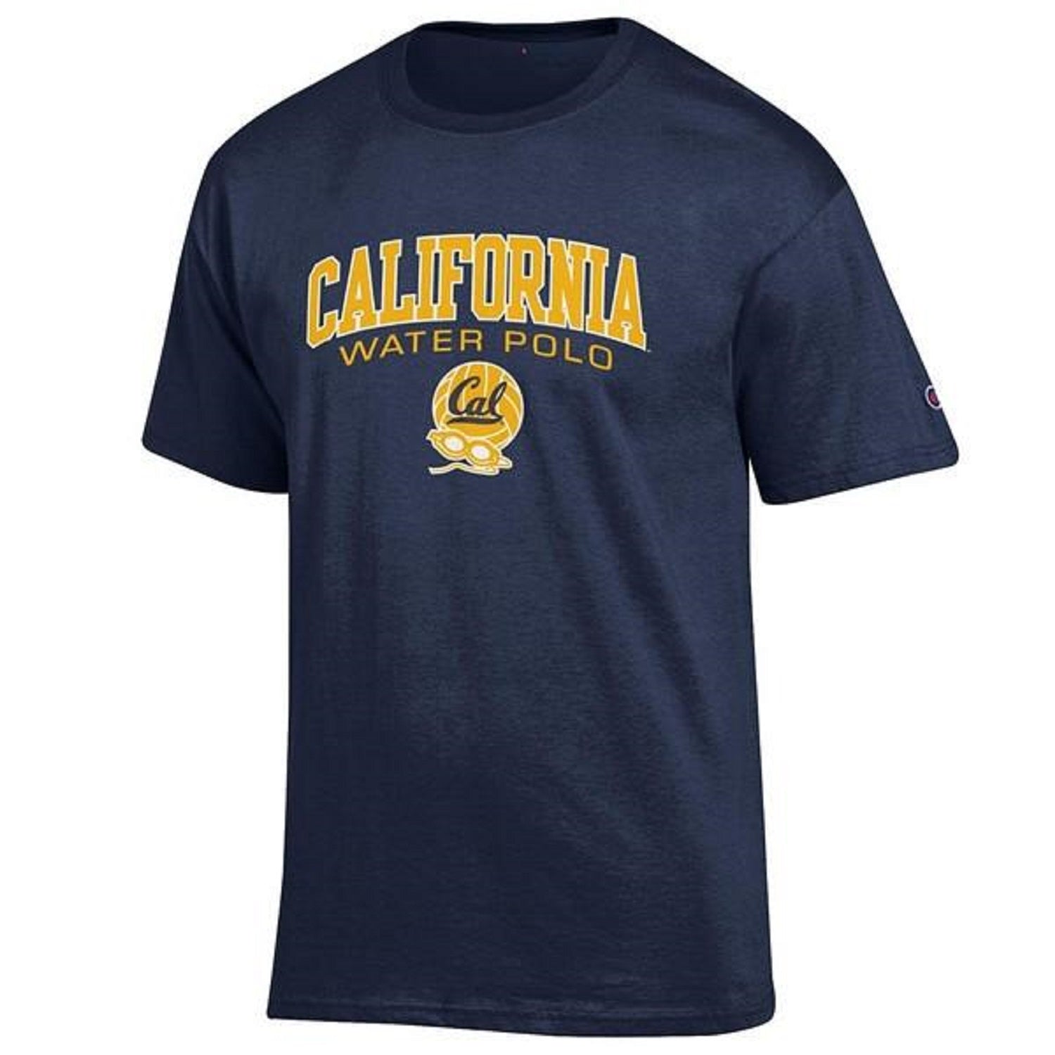 UC Berkeley Champion Men's Cal Waterpolo T-Shirt - Navy-Shop College Wear