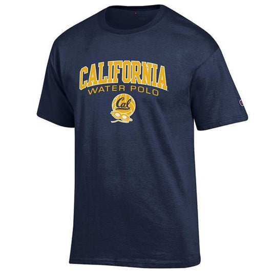 UC Berkeley Champion Men's Cal Waterpolo T-Shirt - Navy-Shop College Wear