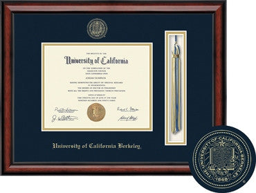 University Of California Berkeley Tassel & Seal Southport Diploma Frame-Navy-Shop College Wear