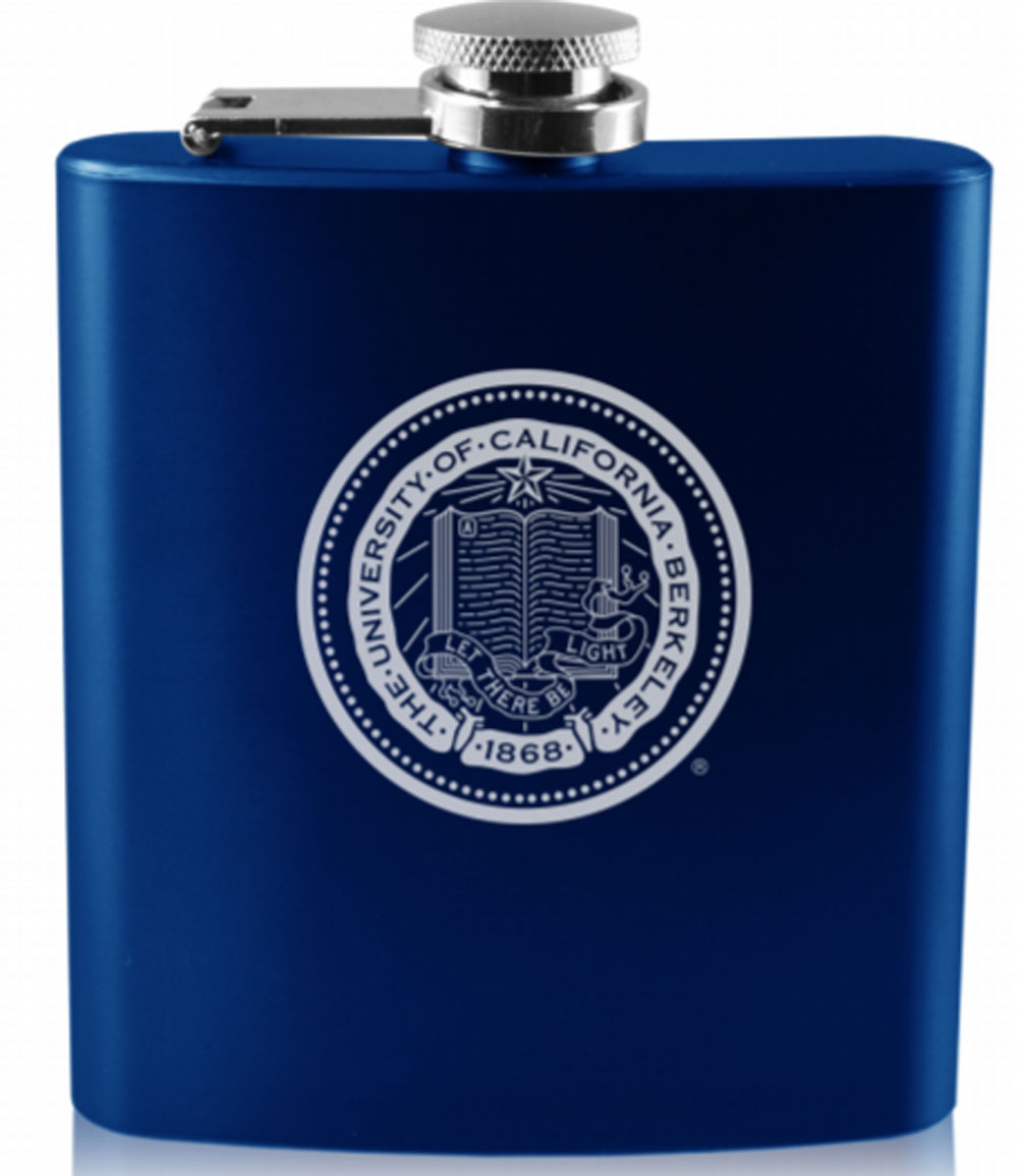 University Of California Berkeley Cal Laser Engraved 6 Oz. Flask-Shop College Wear