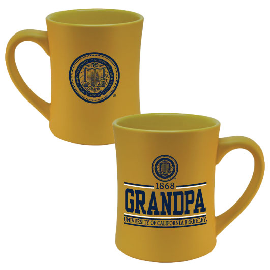 U.C. Berkeley Cal GrandPA 16 oz. matte finish coffee mug-Gold-Shop College Wear