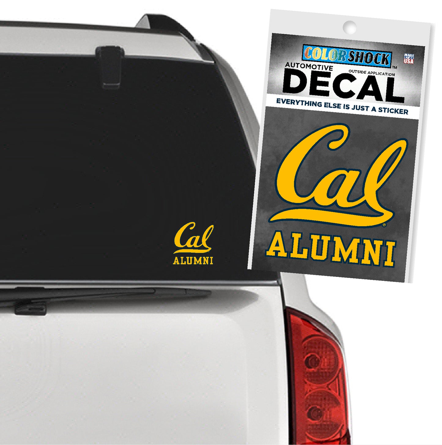 UC Berkeley Cal Alumni exterior decal-Gold-Shop College Wear
