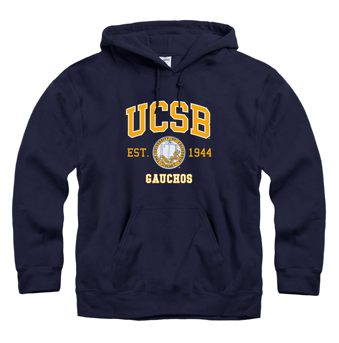 University of California Santa Barbara UCSB Gauchos hoodie sweatshirt-NAVY-Shop College Wear