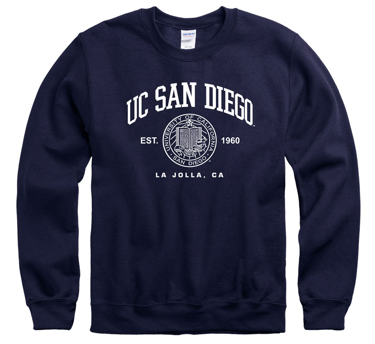 University of California San Diego crew neck sweatshirt-Navy