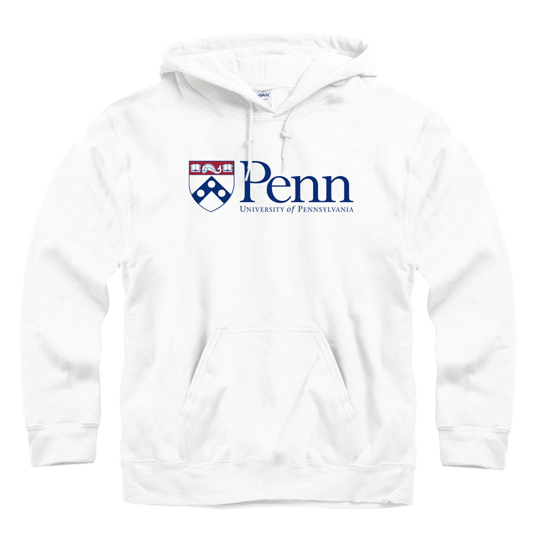 University of Pennsylvania Penn hoodie sweatshirt-White-Shop College Wear