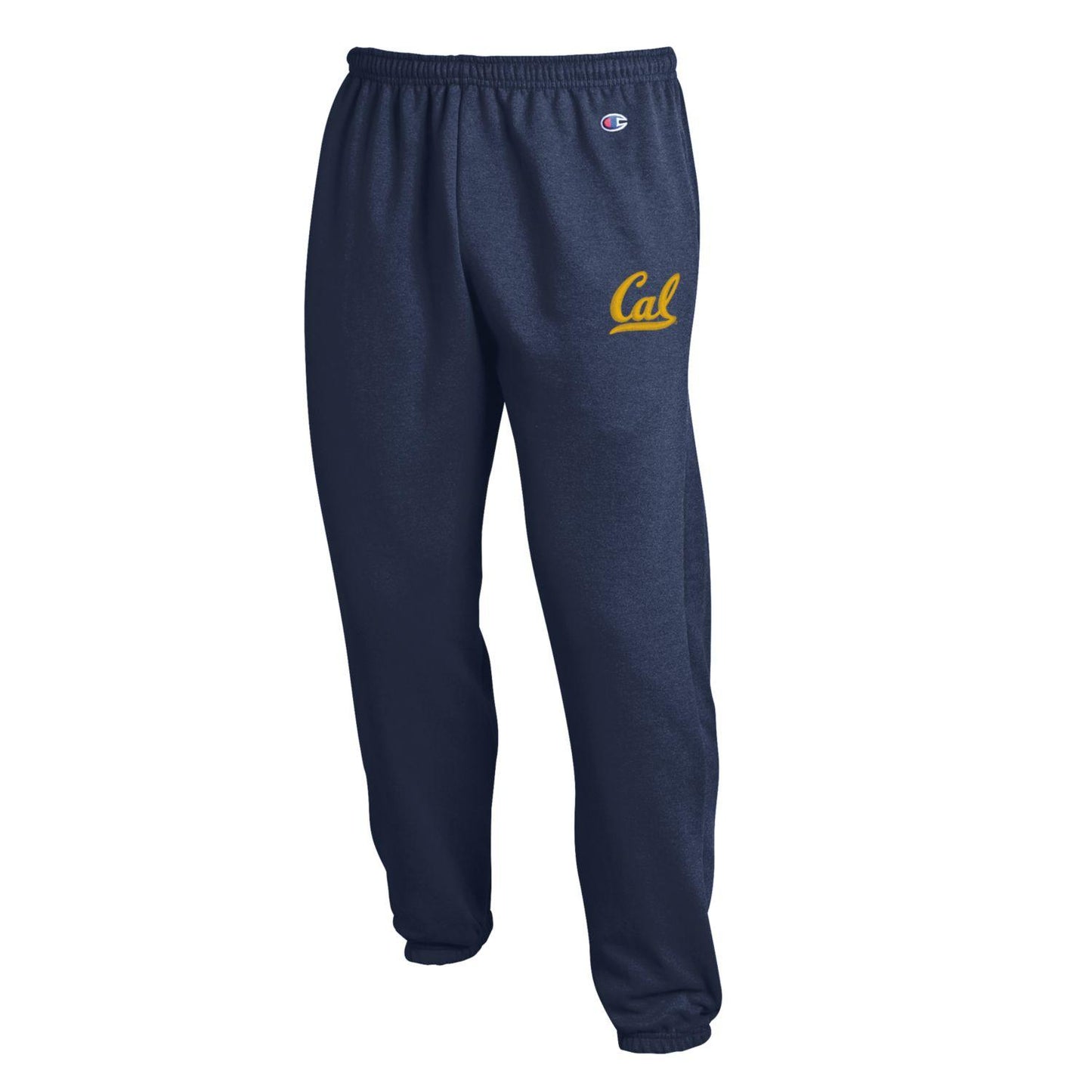 U.C. Berkeley Cal embroidered men's Champion sweatpants-Navy-Shop College Wear