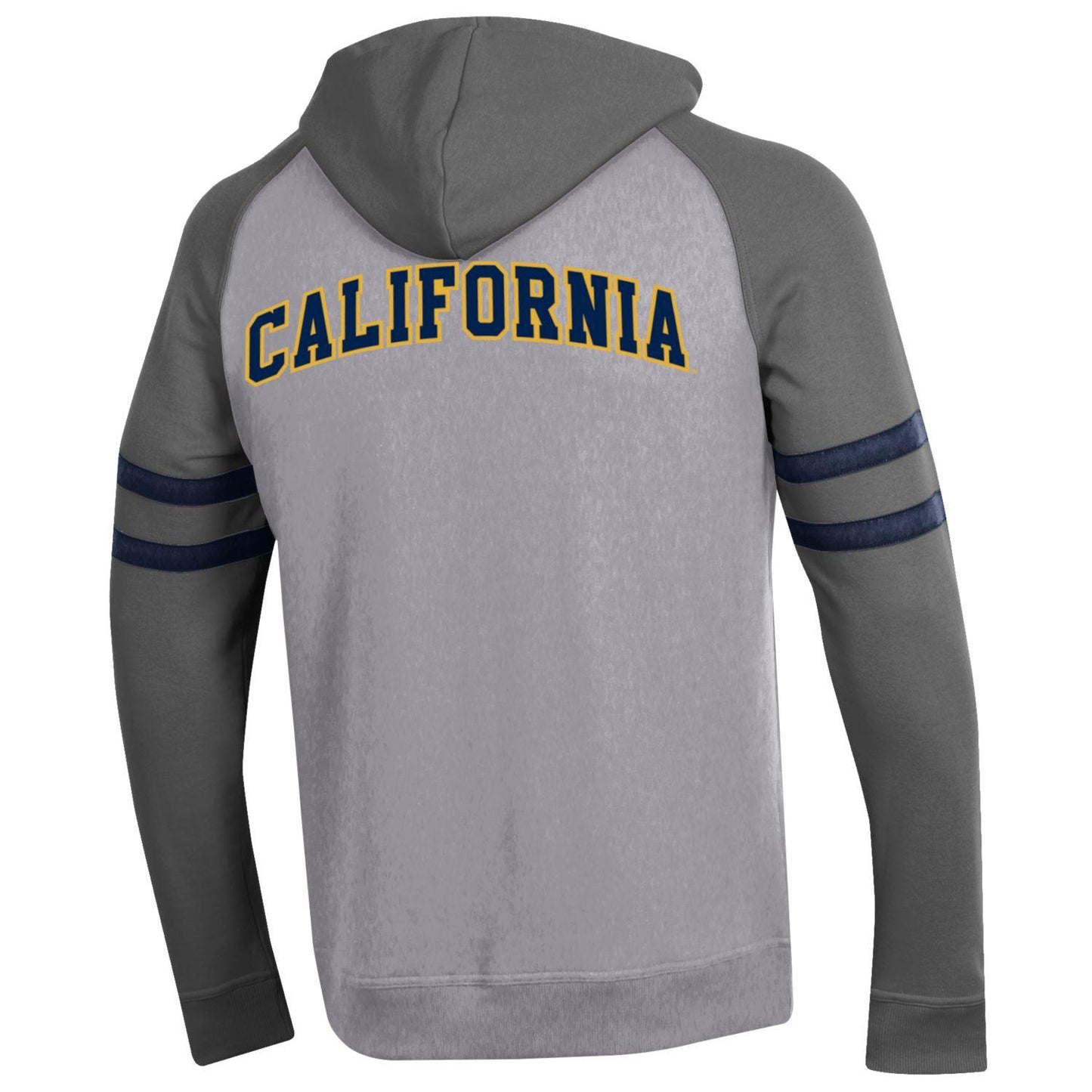 U.C. Berkeley Cal Embroidered Champion Zip-Up hoodie sweatshirt-Gray-Shop College Wear