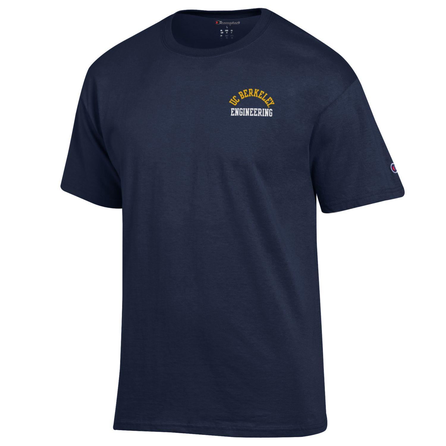 U.C. Berkeley Cal embroidered Engineering Champion T-Shirt-Navy-Shop College Wear