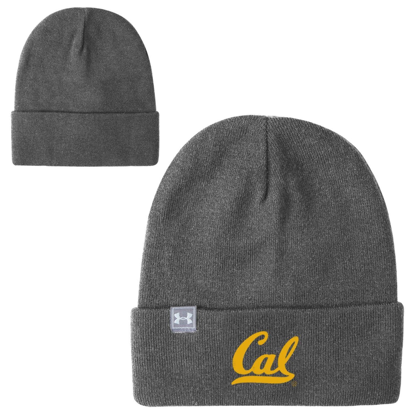 Under Armour Cal embroidered cuffed beanie-Graphite-Shop College Wear