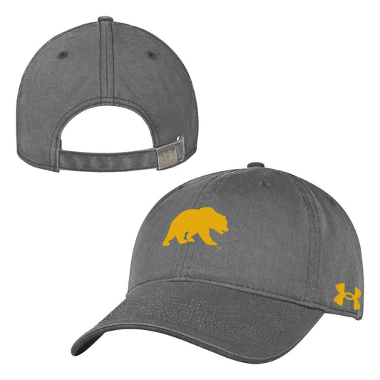 U.C. Berkeley Cal Bears 3D embroidered Under Armour Hat- Graphite Charcoal-Shop College Wear
