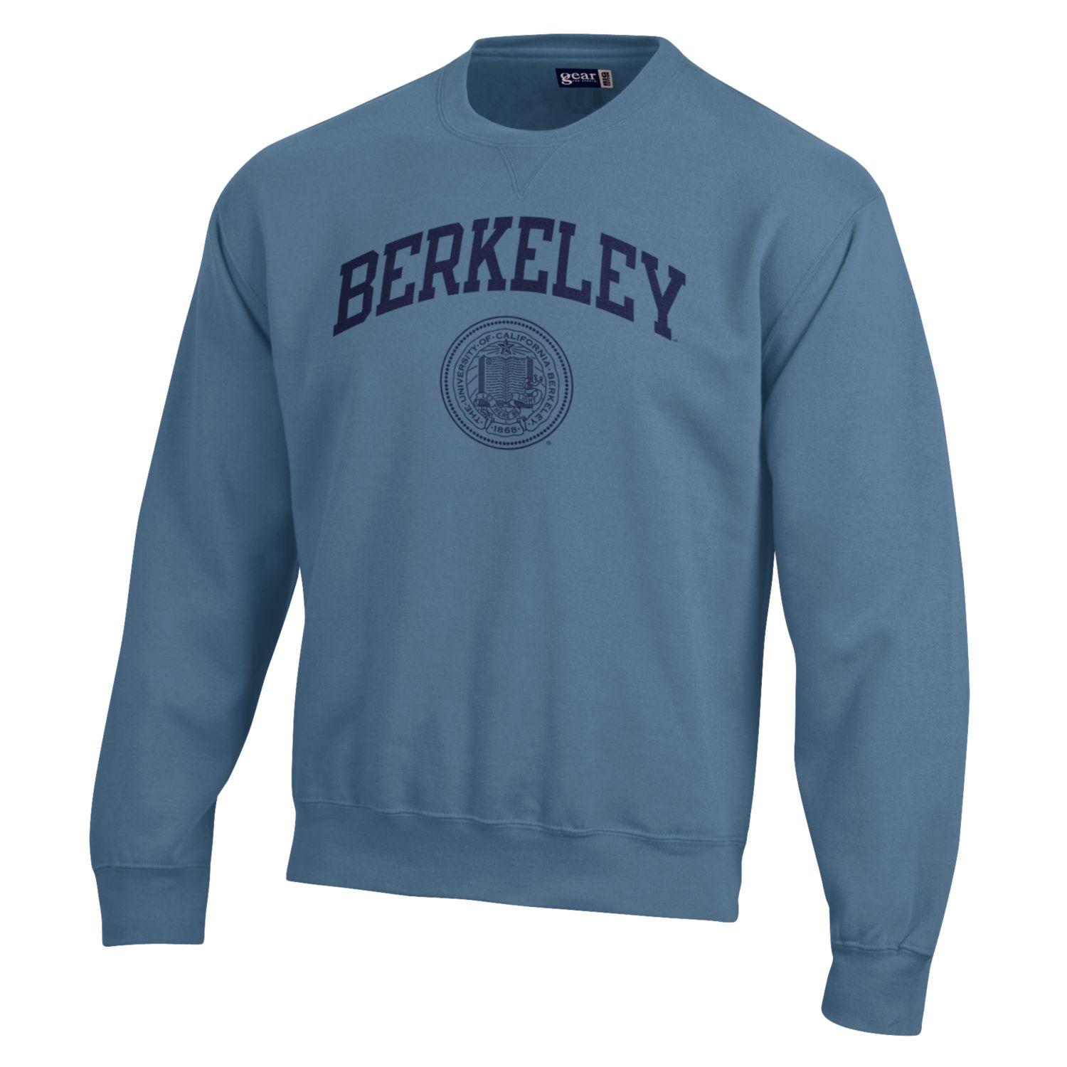 U.C. berkeley Cal Gear For Sports cotton rich crew-sweatshirt-Blue-Shop College Wear
