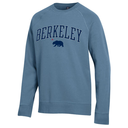 Berkeley arch & California State Bear Outta Town Crew neck sweatshirt-Blue-Shop College Wear
