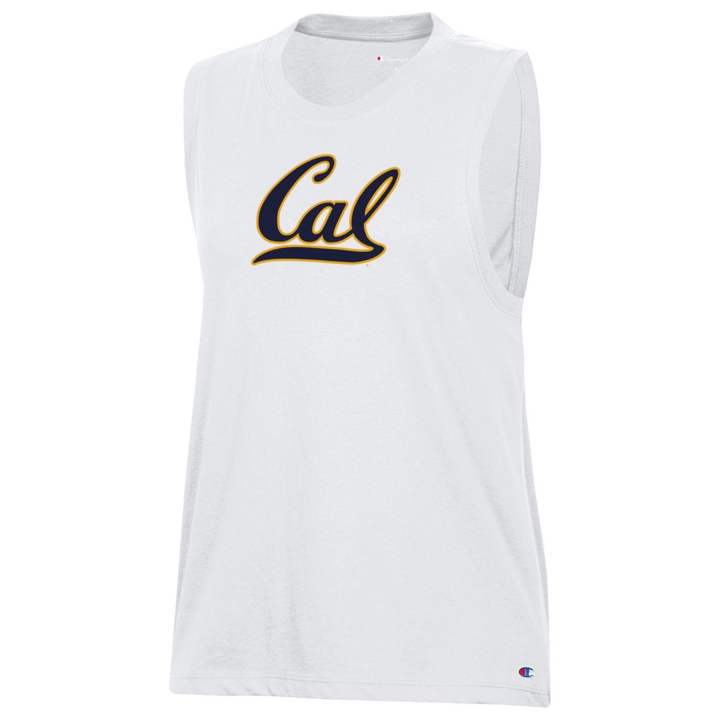 U.C. Berkeley bold Cal Champion Women's tank top-White-Shop College Wear