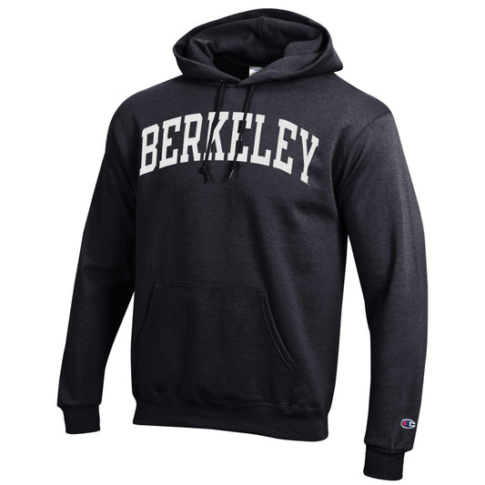 University of California Berkeley arch Champion hoodie sweatshirt-Black-Shop College Wear