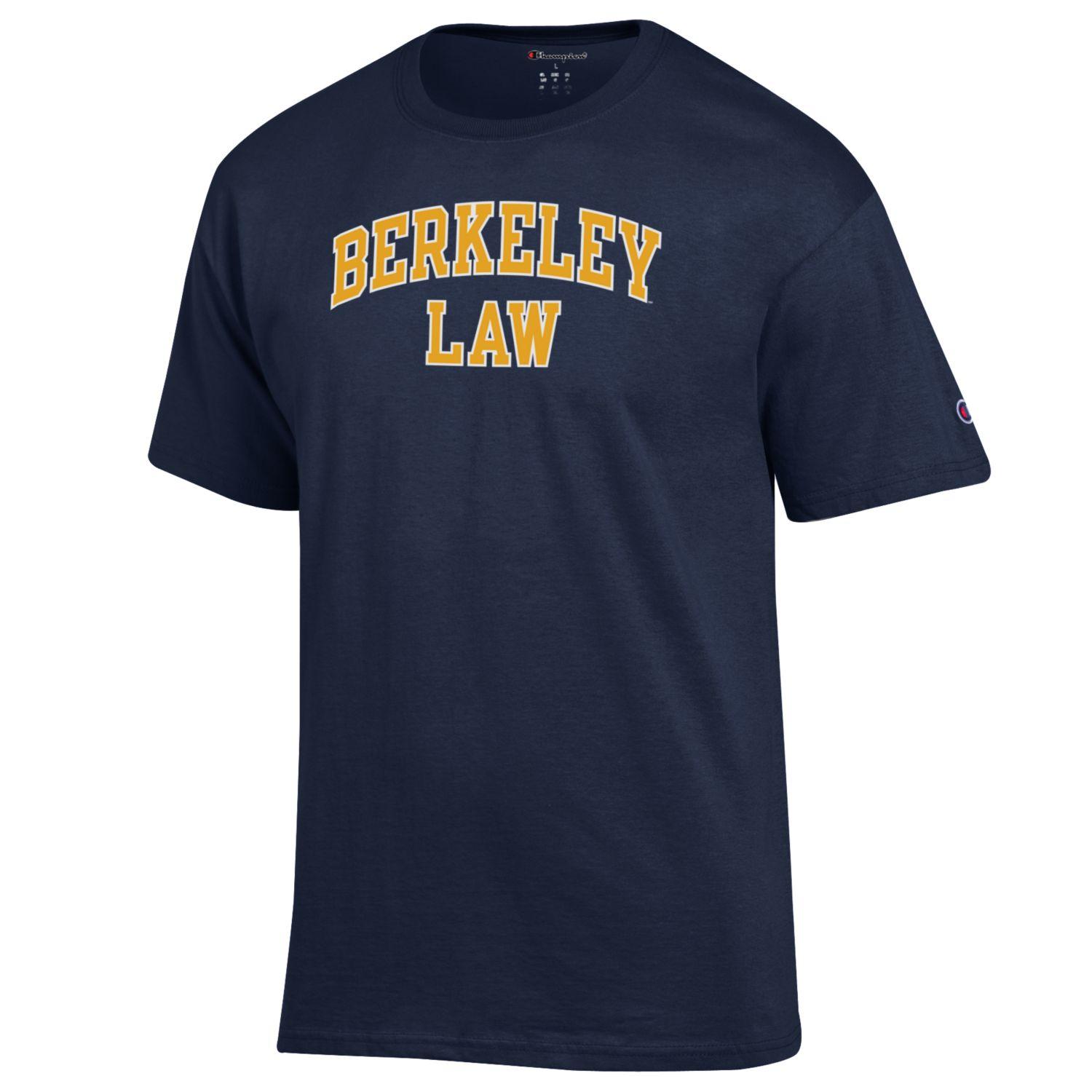 University of California Berkeley arch & Law T-shirt-Navy-Shop College Wear