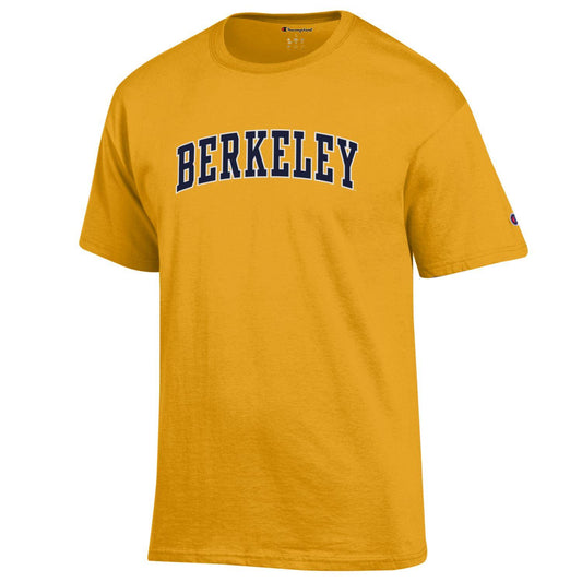 University of California Berkeley classic arch Champion men's T-Shirt-Gold-Shop College Wear