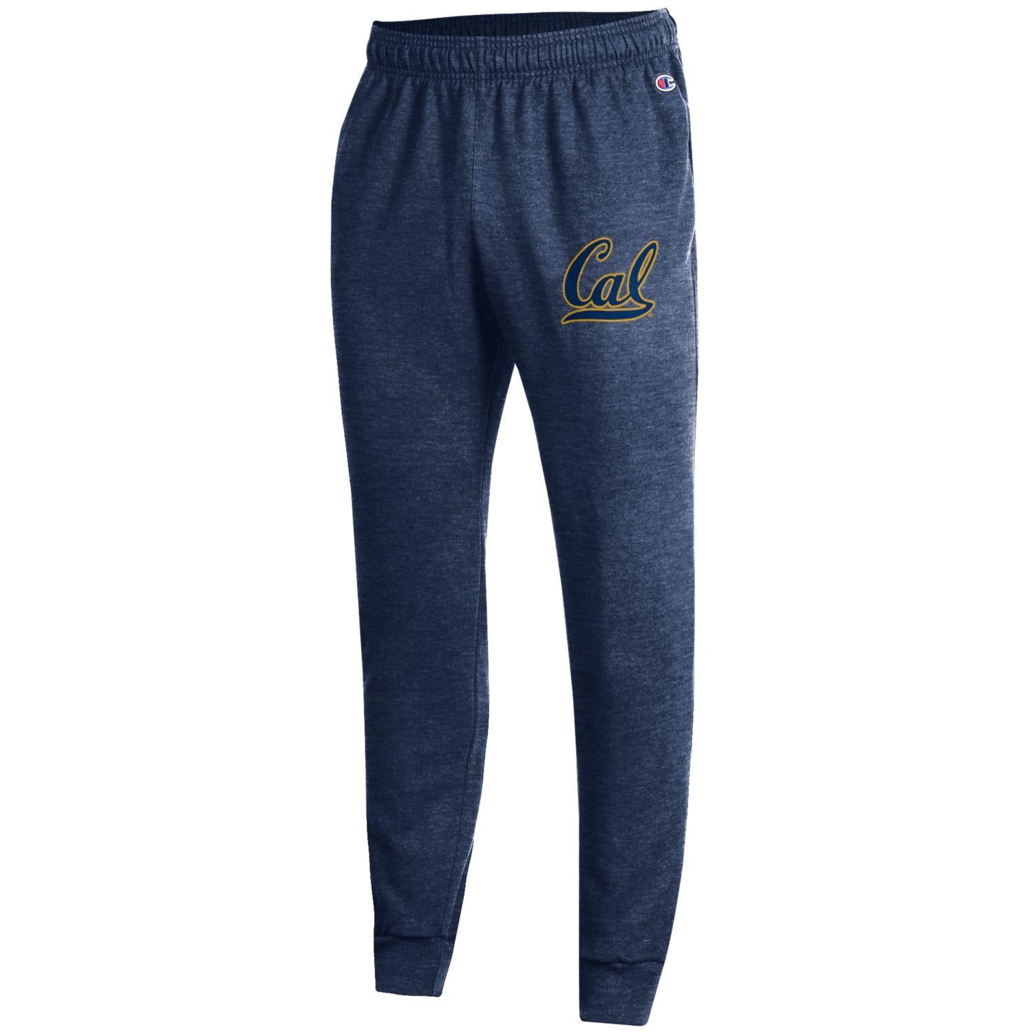 U.C. Berkeley bold Cal jogger pants-Navy heather-Shop College Wear