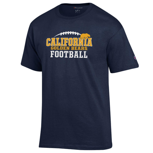 UC Berkeley California Golden Bears Champion Men's Cal Football T-Shirt-Navy-Shop College Wear