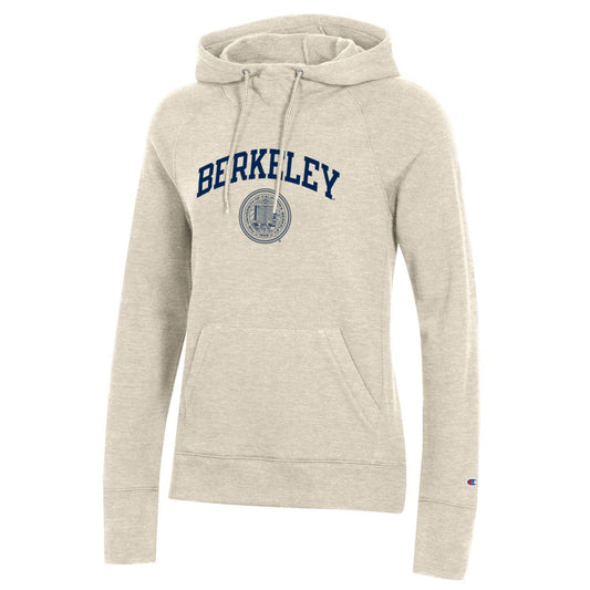 University of California Berkeley seal women's University hoodie sweatshirt-Oatmeal-Shop College Wear
