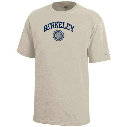 U.C. Berkeley arch & seal Champion youth T-Shirt-Oatmeal-Shop College Wear